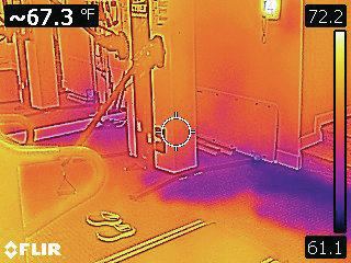 With the addition of “MSX,” this image from the C2 of wet carpeting in a workout room is more useful and is suitable for reports and emails.