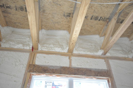 Closed-cell foam will block air pretty well in wall and ceiling cavities, and is one of the best ways to seal band joist areas. But foam insulation will not seal all the penetrations in a house.
