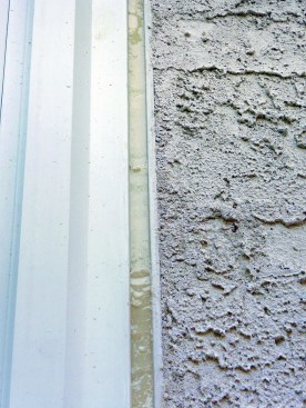 The gap is then filled with caulk to create a lasting seal.  Photos: Dave Haines