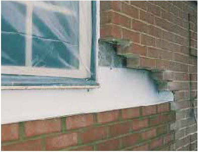 End dams are required in any through-wall flashings that are not continuous, such as step flashings or window heads and sills.