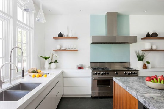 Increased exposure to design media has elevated many clients' tastes, as reflected in this remodel by LDa