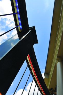 Each low-voltage LED on the flexible strip is capable of displaying red, green, or blue light.