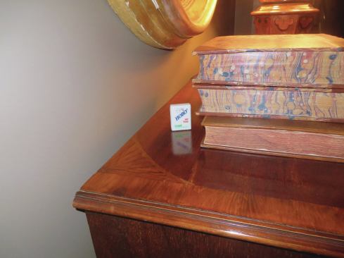 This data recorder with a blinking LED has been placed in an inconspicuous location.