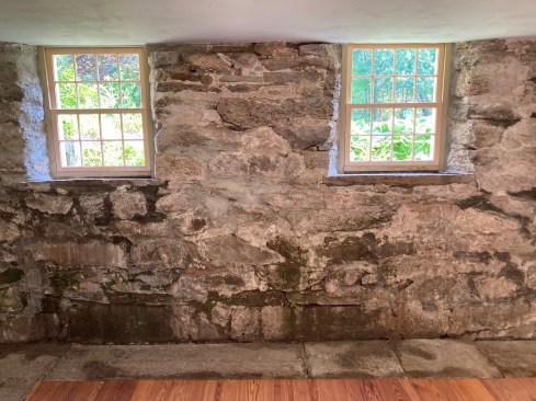 Also included in the final restoration of the tavern's summer kitchen were four 8-over-8 sash, two of which are shown here.