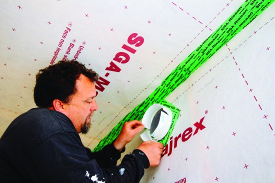 ... as well as around fixtures and wall penetrations.
