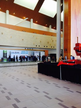 The interior of Nashville's huge Music City Center, where the 2017 R/D/J show was held.