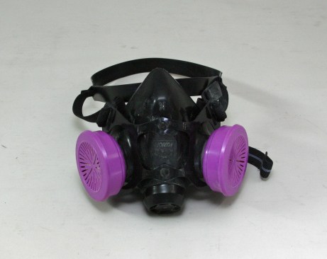 A reusable, half-mask respirator provides reliable protection for workers, but only if it is properly fit, and requires careful fit testing. They are available in a variety of sizes. This one is sized âmedium.â
