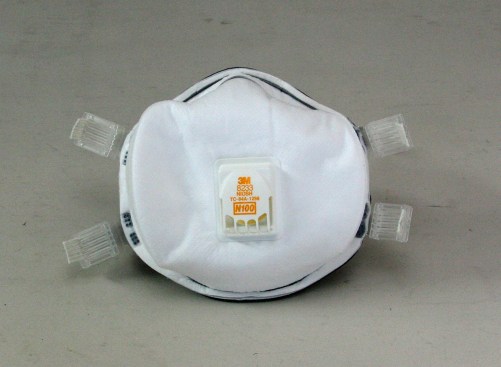 Workers who are not willing, or able, to get professionally fitted and trained should consider a high-quality disposable respirator such as this N100.