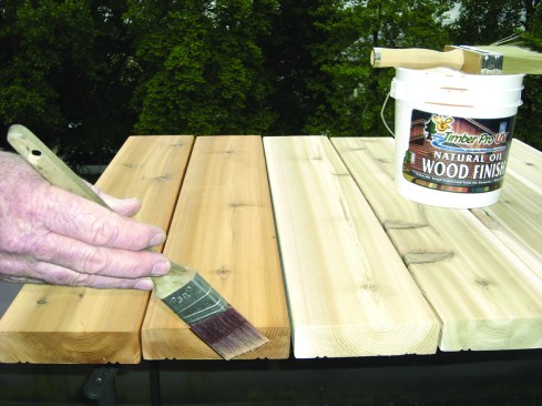 Figure 6. Sealing decks with a high-quality finish (and encouraging your customer to maintain the deck regularly) is a key to longevity.