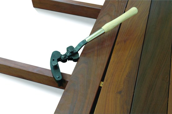 Figure 9. The Hardwood Wrench works like the BoWrench but is made of aluminum.