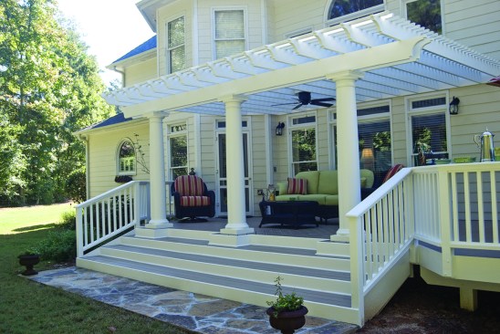 Figure 4. Most deck projects aren’t large. To build subcontractor loyalty, pay well and on time, and run an organized job where the sub can make a profit. 