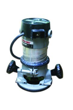 Figure 1. A fixed-base router is best used with profiling bits.