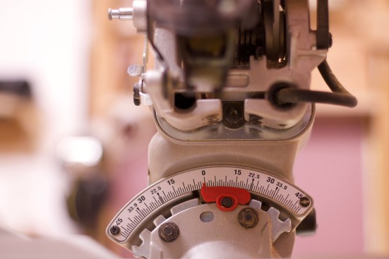 If the saw has a detent plate, setting the blade square to the table will account for other detent angles.
