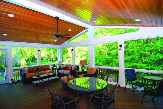 When planning ceiling finishes, keep in mind how light fixtures and ceiling fans may affect the design.