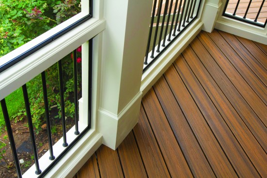 Shown here is the author’s standard sill plate, chair rail, and column detail, all executed with PVC trim.