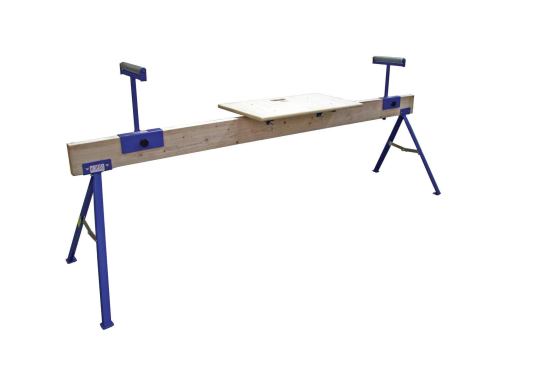 The Trojan Workcenter has been around longer than some carpenters. Mitch Greenlaw, owner of Greenlaw Construction, in Twain Harte, Calif., has had his Workcenter for 20 years and still uses it almost every day.