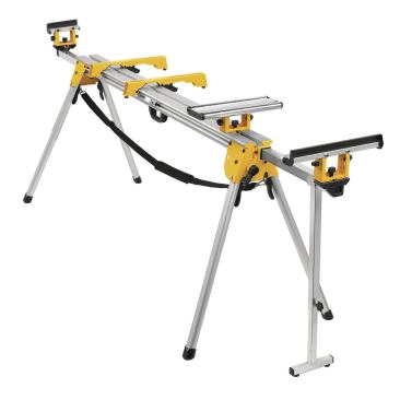 Other useful DeWalt stand accessories include wide supports with stops (DW7029), wide roller supports (DW7027), and adjustable legs (DW7028) that prevent the arms from sagging under heavy loads.