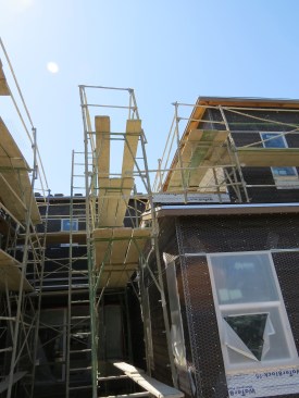 By rule, the working platform should be fully planked; missing planks will draw OSHA’s attention. Cross braces can be used as top rails or mid-rails, but only if the crossing point of the braces falls within the correct range of heights. But the management problem of scaffolding goes beyond the fine points of the rules.