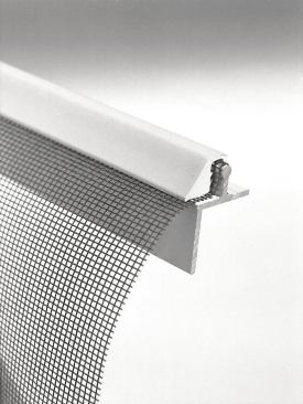 The ScreenEze system has a minimal, unobtrusive profile that fits well with contemporary designs, and can span openings up to 150 square 

feet.
