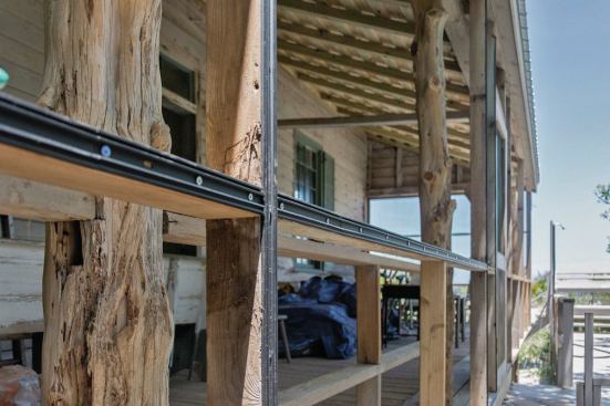 While most screen track is made of extruded aluminum, Screen Tight also offers a UV-protected vinyl profile.