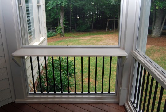 Incorporating PVC bar tops or serving tables into bump outs or protruding bays is a great way to extend the use of an area. Add a couple of bar stools and you’re in business. 