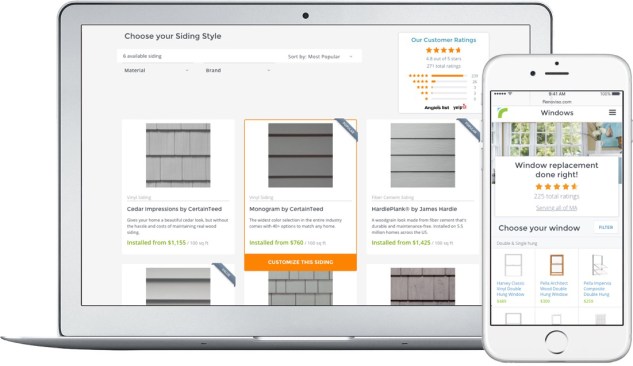 Renoviso category and mobile pages