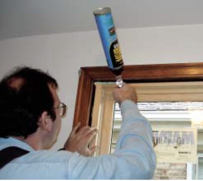 Polyurethane-foam window and door insulation fills the gap between the new window and the old opening. A high-quality professional foam gun provides greater control and makes less mess than strawequipped cans.