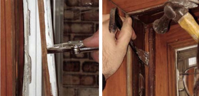 Less care is required when removing parting stops, which won’t be reused. A pair of locking pliers provides a good grip, making it easier to pop out the smooth-sided stop.