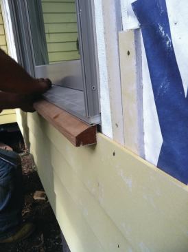 When HardiePlank covers the walls, ripped strips of the material can be used to form the rainscreen. Rainscreens can also be made with 1x3 solid wood strapping. 