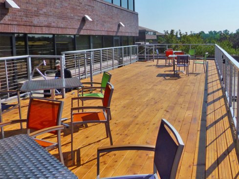 Properly installed railings and infill provide safety, security and beauty in commercial and residential projects | Courtesy of Feeney, Inc. | Photo: Provident Construction