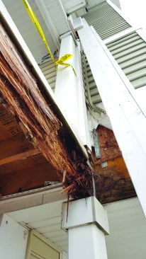 The deterioration to beams occurred throughout the condo complex.