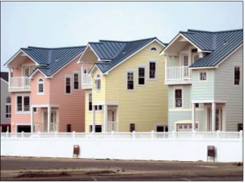 Many windows would be very difficult to reach to install shutters, making impact-resistant windows the only practical choice for a range of residential buildings.