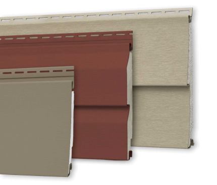 Vinyl siding with integrated foam backing or drop-in foam backing keeps its shape better, offers greater impact-resistance, and adds a layer of insulation for a higher R-value.
