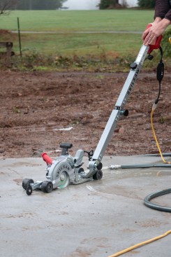 While we cut with water, there is an OSHA-friendly vac attachment as well. 