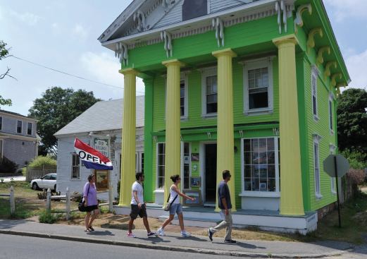 Although modern building codes make it difficult to built a true spite house today, its successor—the spite paint job—is alive and well. This garish historic structure in Chatham, Mass., was inspired by the town’s refusal to allow the owner to make some requested structural changes to the building.