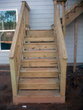 2x4 handrails are not graspable, especially by children, the elderly, and those with impaired mobility, and should be avoided.