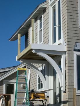 Last year, Pariseault Builders handed me plans for a pair of structural brackets intended to support a 5-by-8-foot second-story balcony.