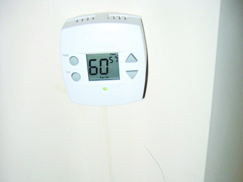 Also around a thermostat