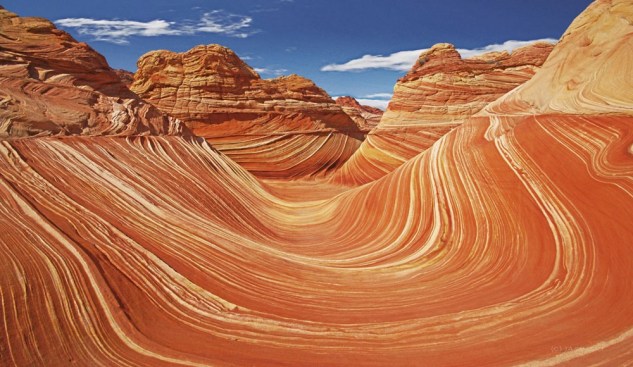 The Wave is a sandstone rock formation located in Arizona.