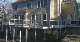 Figure 1. A deck that follows a house's contours is more memorable than a budget, rectangular deck and doesn't cost a lot more to build.