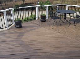 Figure 2. Even a simple bump-out adds interest to a deck.