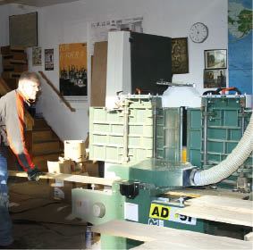 Figure 1. Local lumber often comes rough sawn and has to be jointed flat and planed to a consistent thickness.