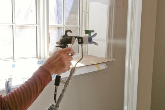 It minimizes overspray and gives good control over the fan pattern at the tip of the gun.