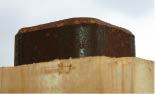 Beveled edges on the tops of the columns expose the full thickness of the tubing wall for an optimal welded bead.