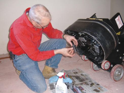 An Edco Contrx Model 2DP dual-disc polisher made the work go a lot faster.