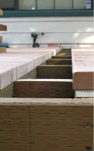 Figure 13. Once all the decking was laid, it was cut and the edges were eased in preparation for the seam board.