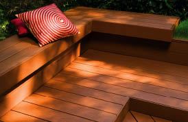 Figure 5. TimberTech's XLM (extreme low maintenance) decking is made from PVC. The boards are 40 percent lighter than the company's wood-plastic-composite planks. The company claims that XLM is the only expanded-polymer decking product with a color-matched railing system. (800/307-7780, www.timbertech.com)