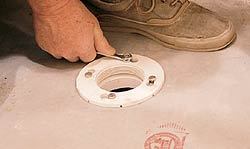 Bolt the clamp ring in place.