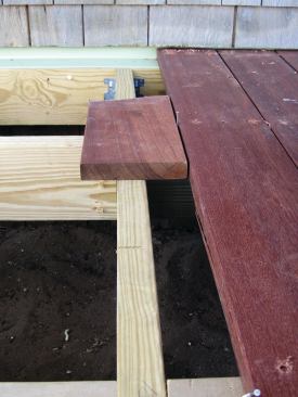 Next I rough-cut the boards to length and lined them up on top of the framing; the 16-13/16-inch layout worked out great. I then handed my client a piece of chalk and went out for coffee.