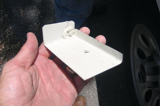 When the roofing contractor did the repair, he soldered the new copper flashings wherever he could, and sealed them with Carlisle’s Water Cut-Off Mastic, a clay-based caulk that effectively stops water as long as it’s in compression and out of direct sunlight.